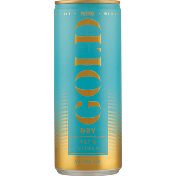 Gold Dry Sky & vodka