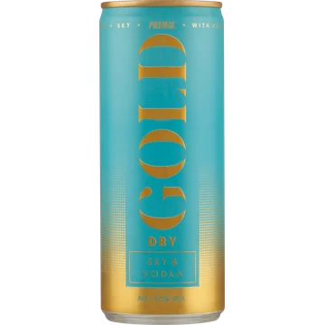 Gold Dry Sky & vodka