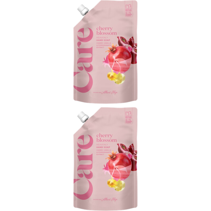 Care Cherry blossom hand soap refill 2-pack