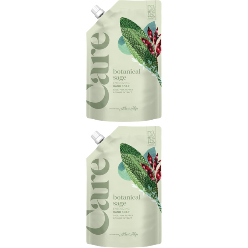 Care Botanical sage hand soap refill 2-pack