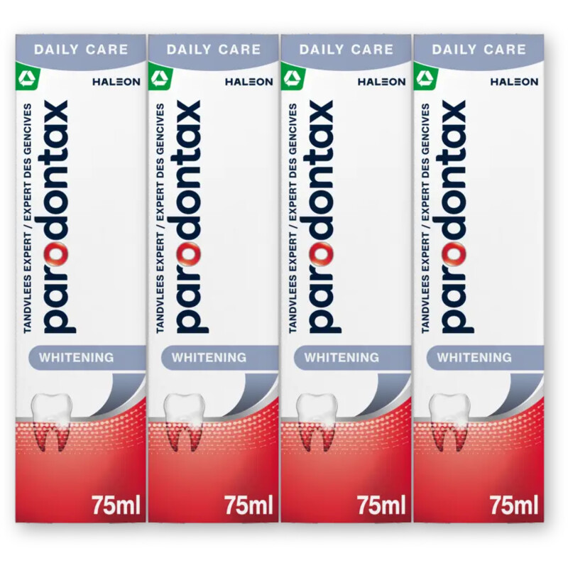Parodontax Whitening tandpasta 4-pack