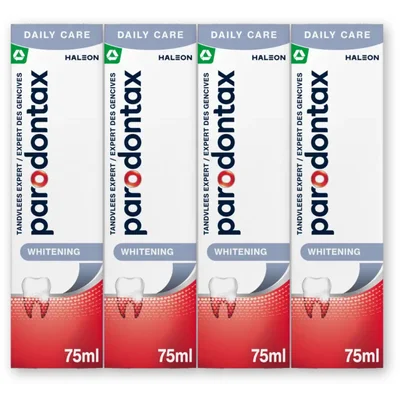 Parodontax Whitening tandpasta 4-pack