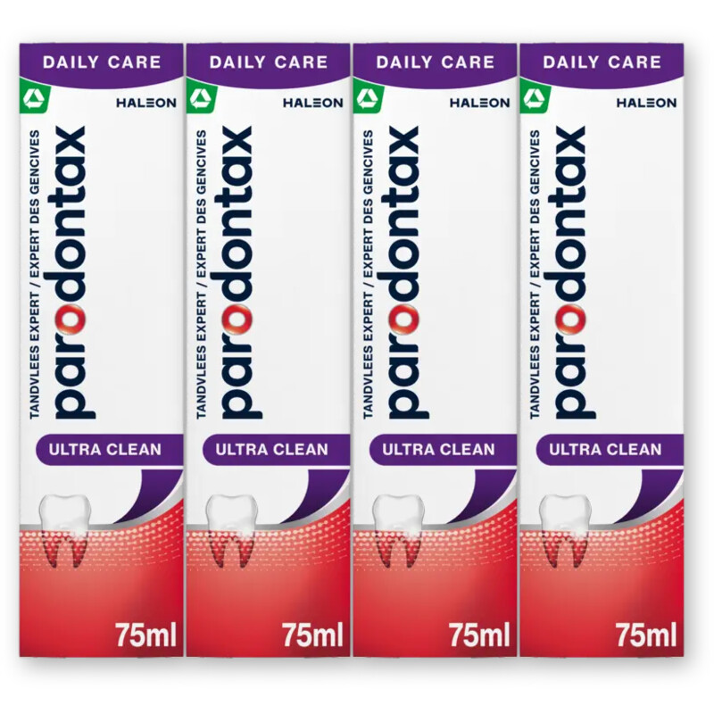 Parodontax Ultra clean tandpasta 4-pack