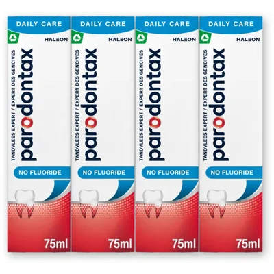 Parodontax No fluoride tandpasta 4-pack