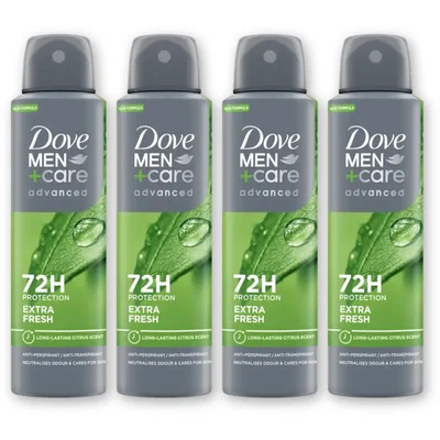 Dove Men+care extra fresh deodorant 4-pack