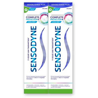 Sensodyne Complete protect cool mint tandpasta 2pk