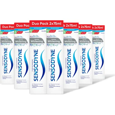 Sensodyne Gentle whitening tandpasta 2-pack 6-pack