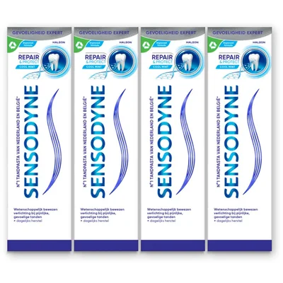 Sensodyne Repair & protect tandpasta 4-pack