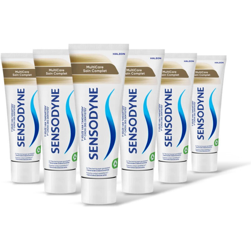 Sensodyne MultiCare tandpasta 6-pack