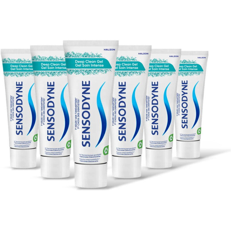 Sensodyne Deep clean gel tandpasta 6-pack