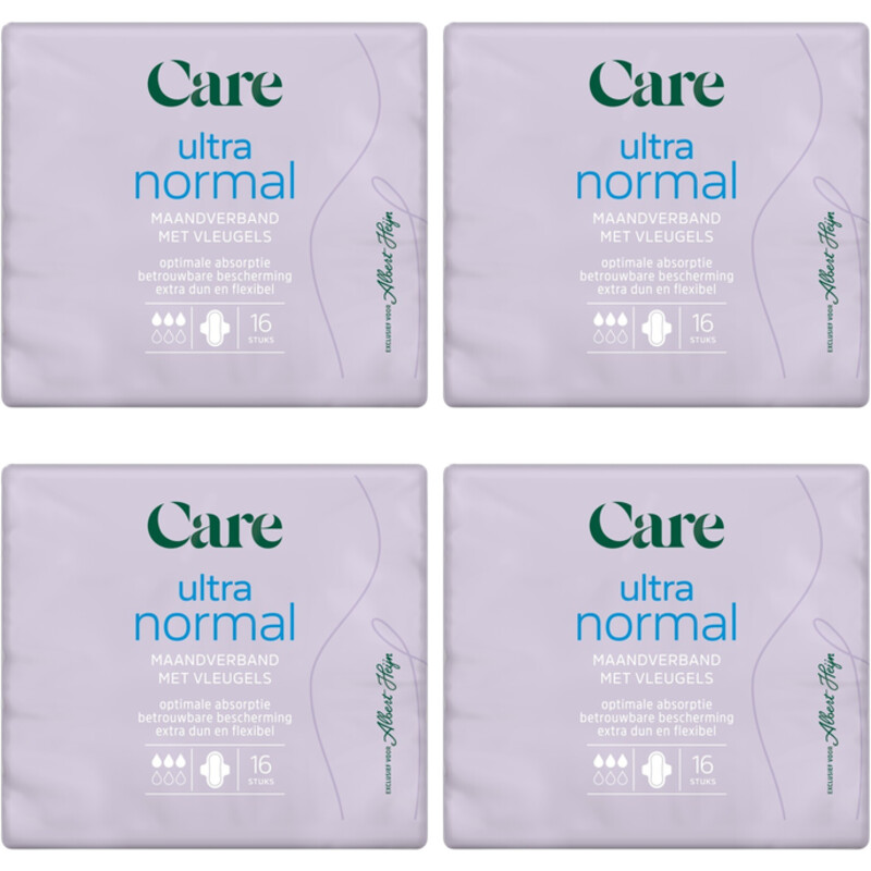 Care Ultra normal maandverb. vleugels 4-pack