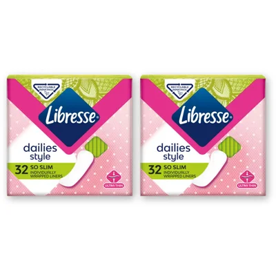 Libresse Dailies style so slim inlegkruisjes 2pck
