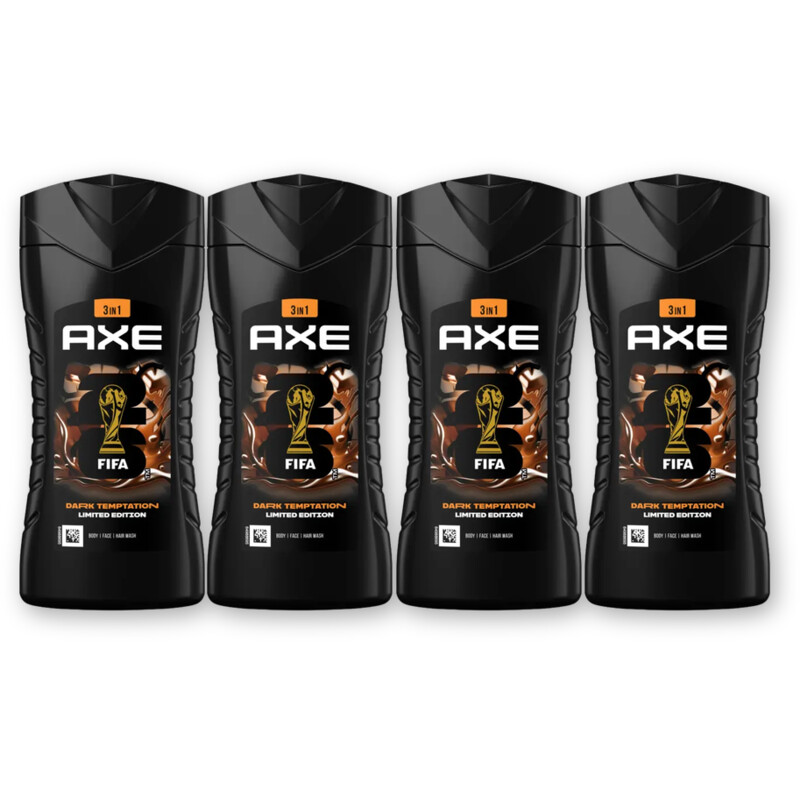 Axe Dark temptation showergel 4-pack