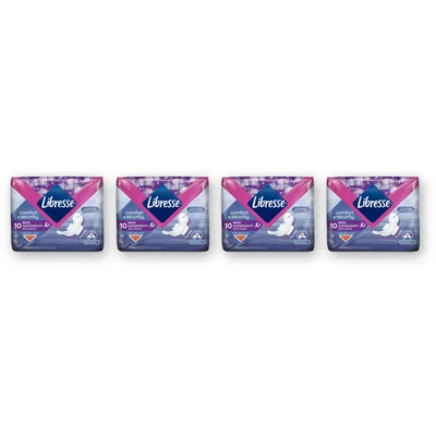 Libresse Maxi goodnight wings maandverband 4-pack