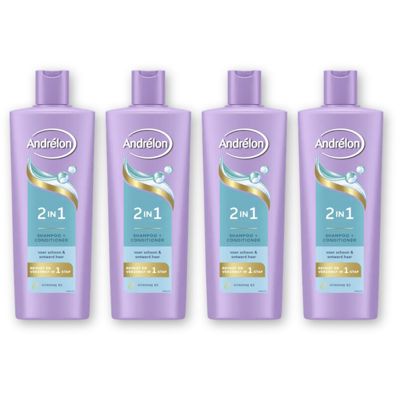 Andrélon 2in1 shampoo + conditioner 4-pack