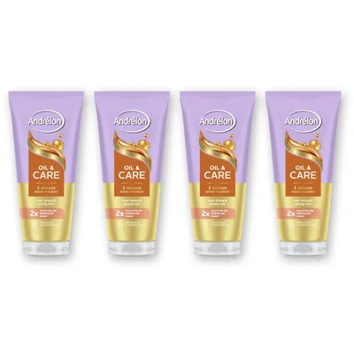 Andrélon Oil & care 1 minuut wow masker 4-pack