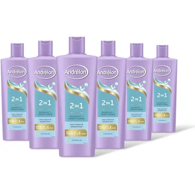 Andrélon 2in1 shampoo + conditioner 6-pack