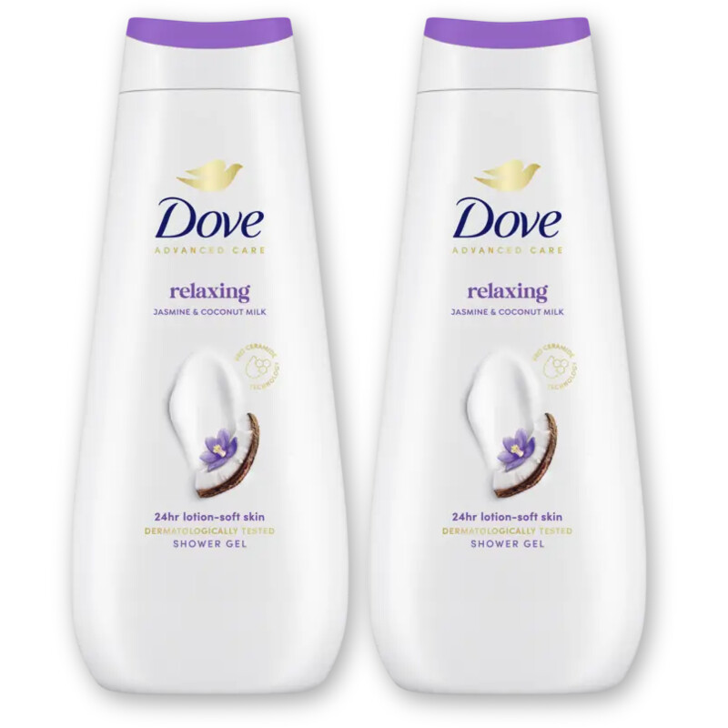 Dove Relaxing douchegel 2-pack