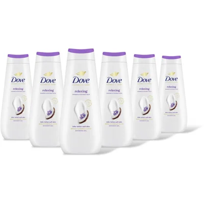 Dove Relaxing douchegel 6-pack