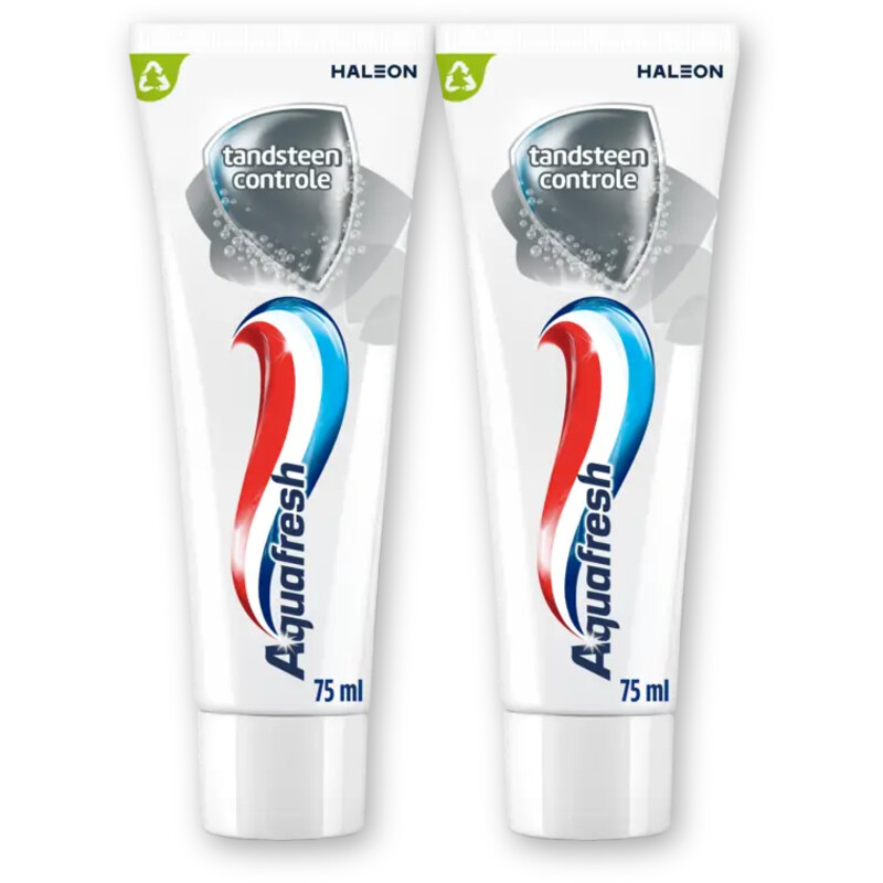 Aquafresh Tandsteen controle tandpasta 2-pack