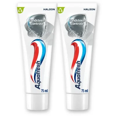 Aquafresh Tandsteen controle tandpasta 2-pack