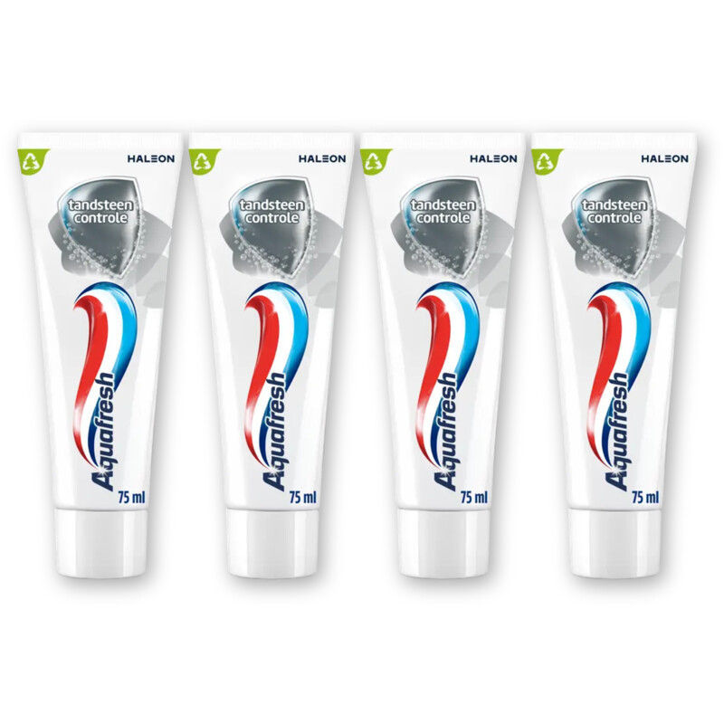 Aquafresh Tandsteen controle tandpasta 4-pack