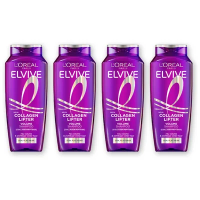L'Oréal Paris Elvive Collagen lifter volume shampo 4-pack