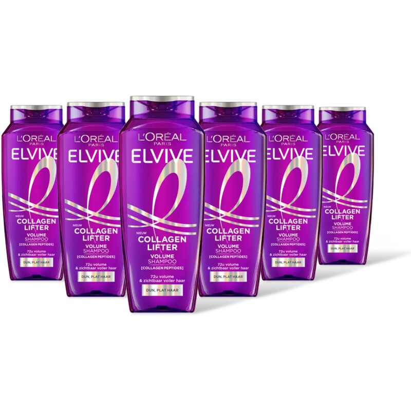 L'Oréal Paris Elvive Collagen lifter volume shampo 6-pack