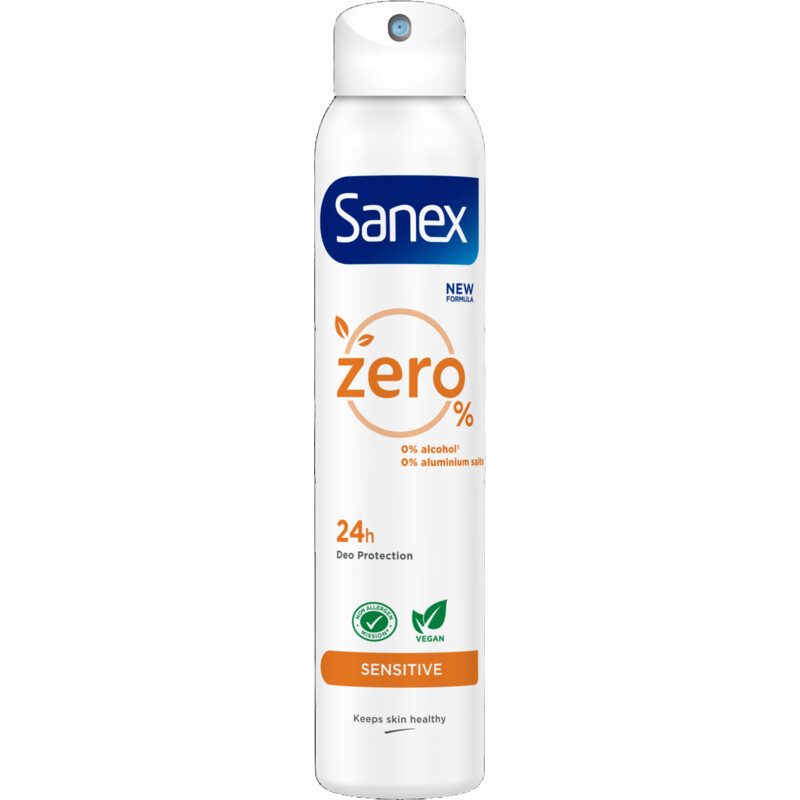 Sanex Zero% sensitive deodorant spray