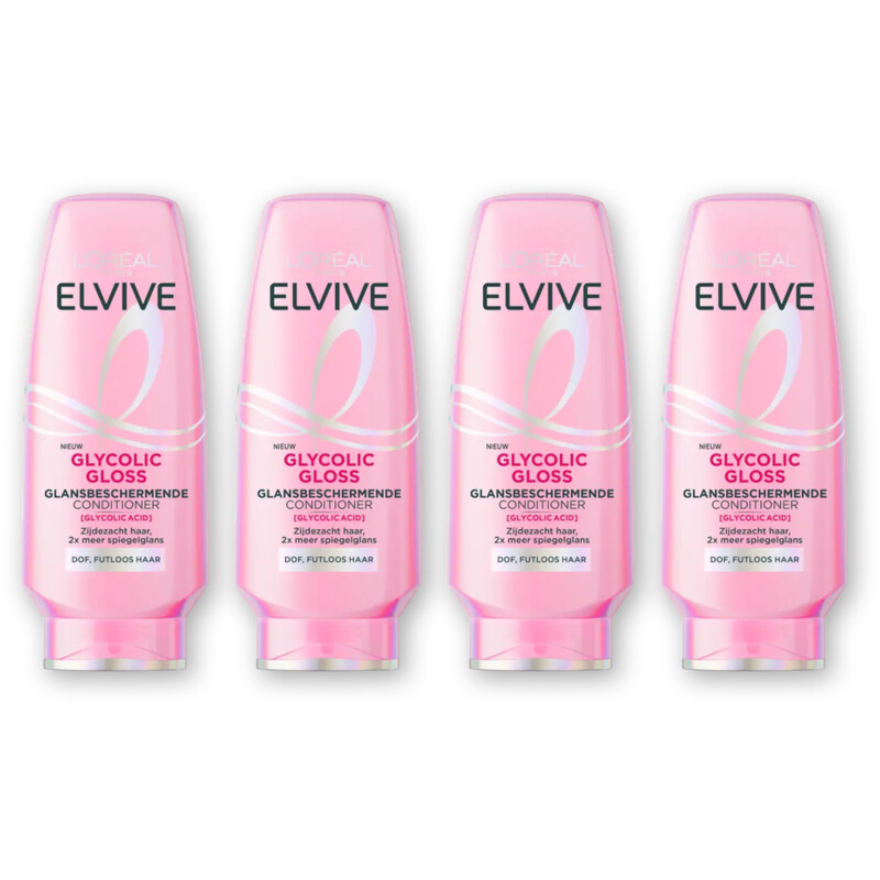 L'Oréal Paris Elvive Glycolic gloss conditioner 4-pack