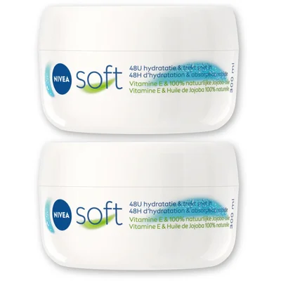 NIVEA Soft hydraterende creme 2-pack
