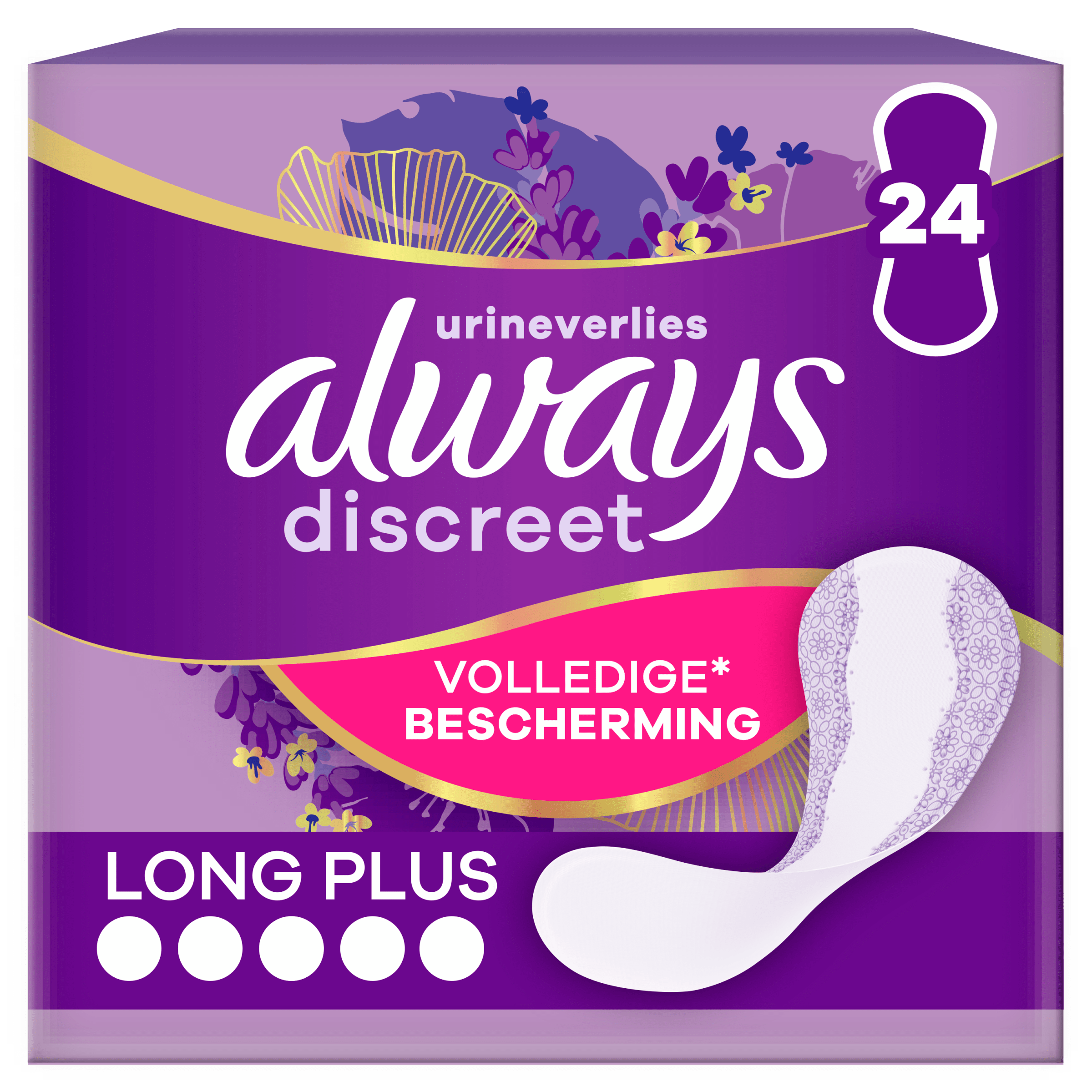 Always long plus inlegkruisjes gigapack 4-pack