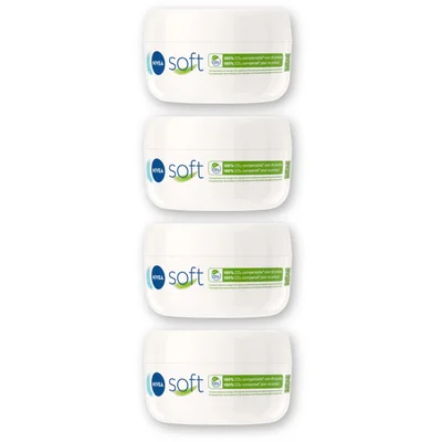 NIVEA Soft hydraterende creme 48u hydra 4-pack