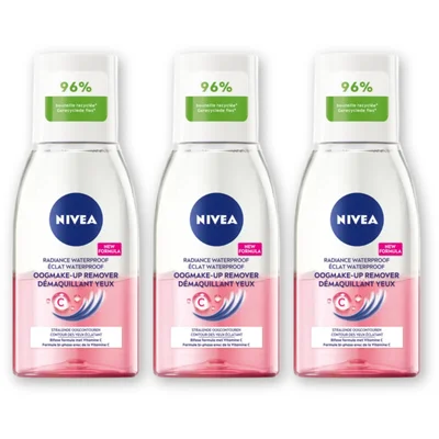 NIVEA Oogmakeup remover met vitamine C 3-pack