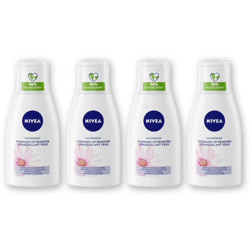 NIVEA Waterproof oogmake-up remover 4-pack