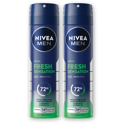 NIVEA Men fresh sensation deodorant 2-pack