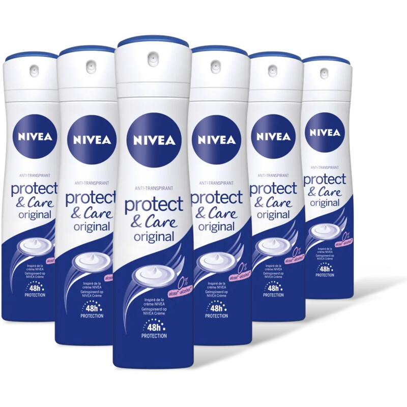 NIVEA Protect & care deodorant spray 6-pack