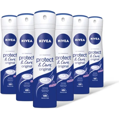 NIVEA Protect & care deodorant spray 6-pack