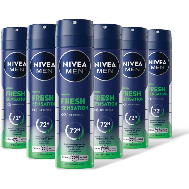 NIVEA Men fresh sensation deodorant 6-pack
