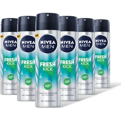 NIVEA Men fresh kick deodorant 6-pack