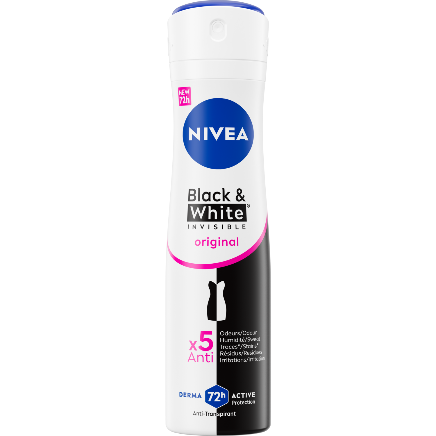 NIVEA Black & white silky smooth deo spray