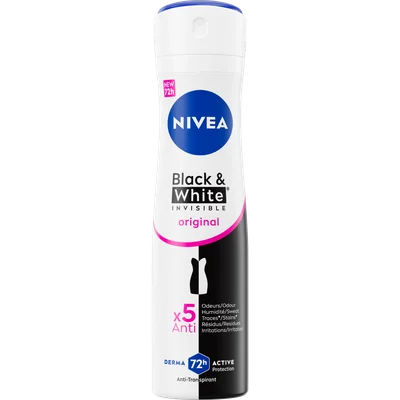 NIVEA Black & white silky smooth deo spray