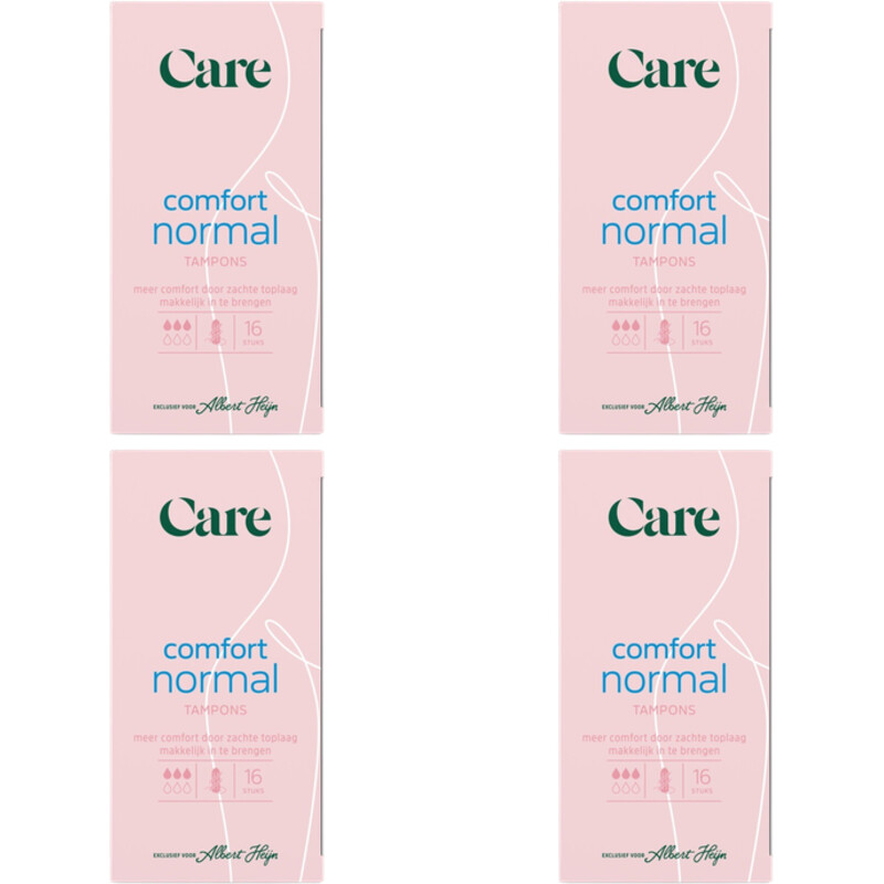 Care Comfort tampons normal 4-pack
