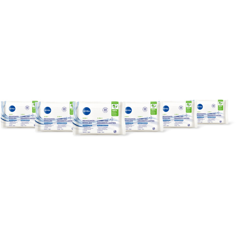 NIVEA Reinigingsdoekjes normale huid 6-pack
