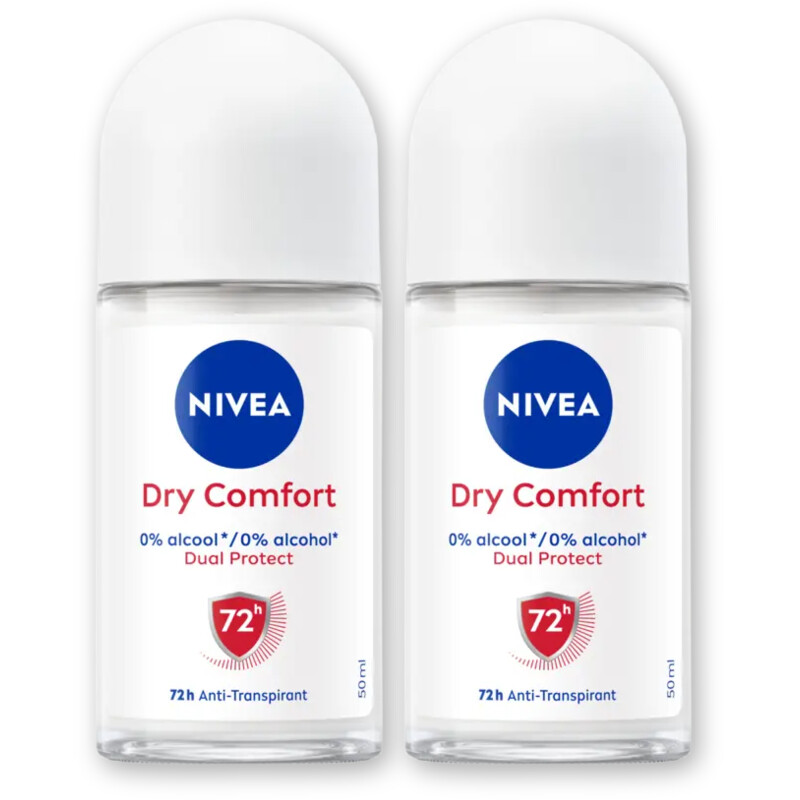 NIVEA Dry comfort anti transpirant rol 2pck