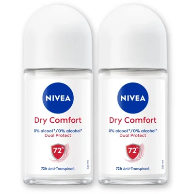 NIVEA Dry comfort anti transpirant rol 2pck