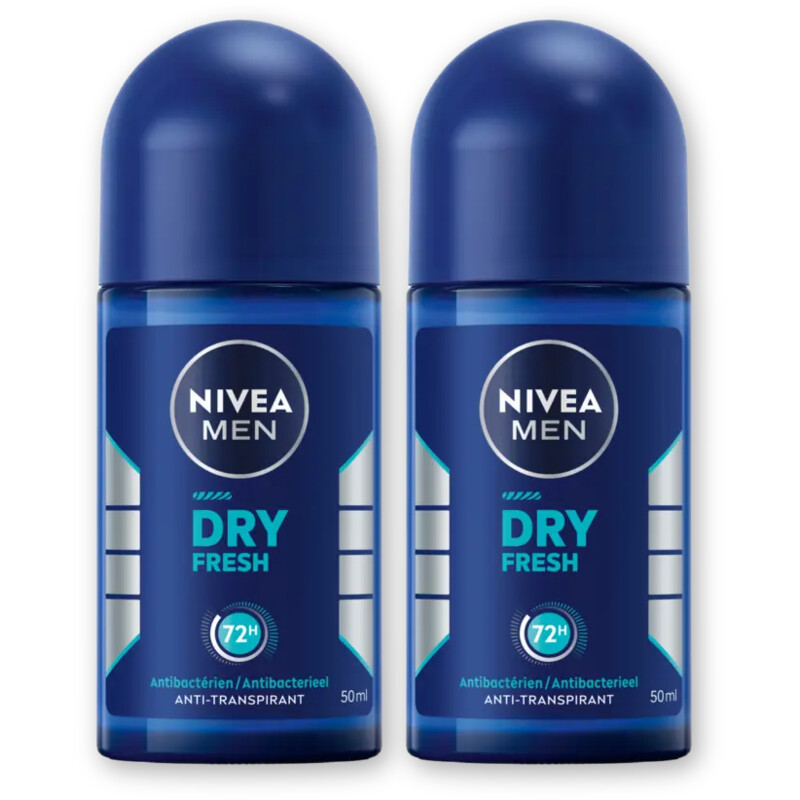 NIVEA Men dry fresh anti transpirant rol 2-pck