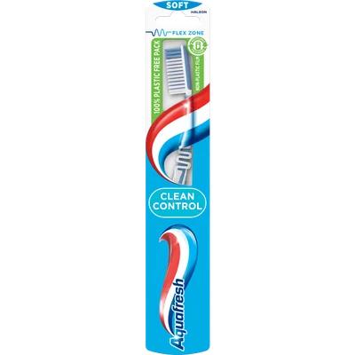 Aquafresh Clean control soft tandenborstel