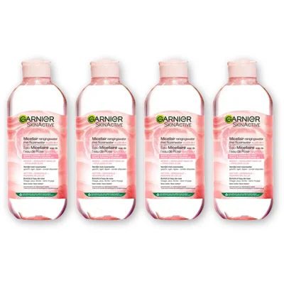 Garnier Rozenwater micellair reinigingswater 4pk