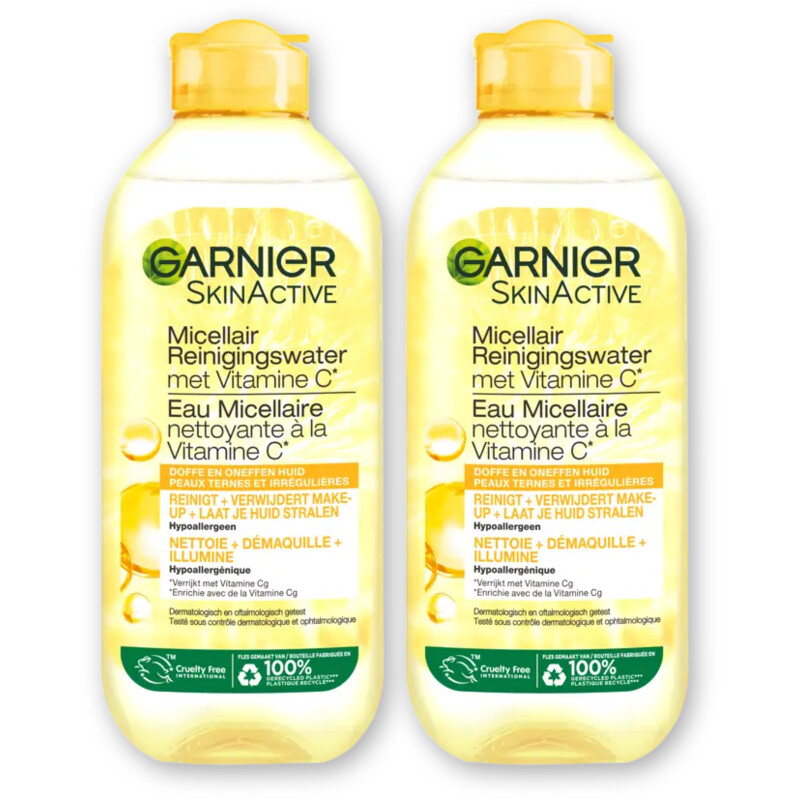 Garnier Vitamine c micellair reinigingswater 2pk